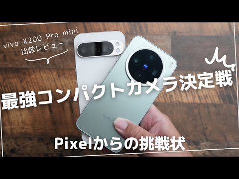 vivo X200 Pro mini 比較レビュー)Pixelのカメラは王者にどこまで通用するのか