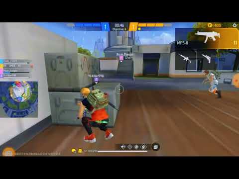 Free Fire CS Ranked Gameplay video, Quadra Kill in Nexterra map, Intellect Center round