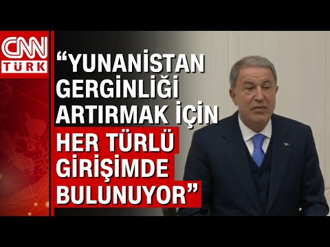 Milli Savunma Bakanı Akar'dan Yunanistan'a sert sözler: 