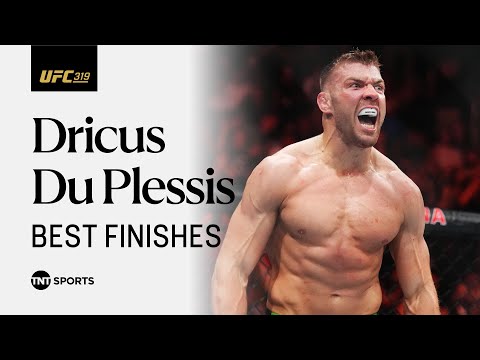 “THE MAN TO BEAT!” 🏆 Dricus Du Plessis’s BEST finishes #UFC319