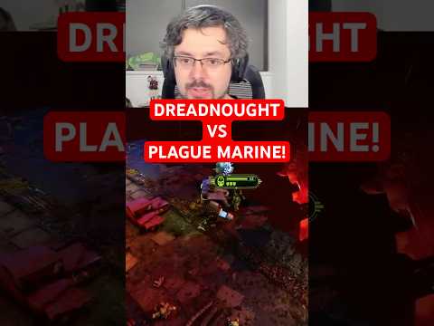 Dreadnought vs Plague Marine #chaosgate #warhammer40k #shorts