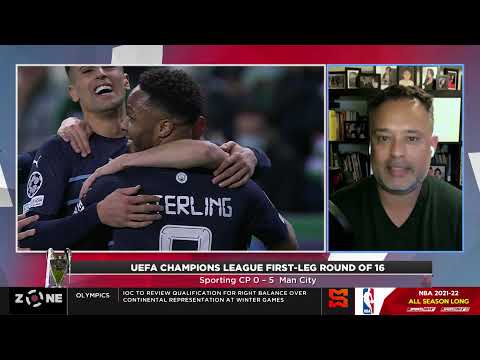 PSG 1- 0 Real Madrid, Sporting 0 - 5 Man City! Zone reacts to 1st leg UCL RO16 highlights! | Zone
