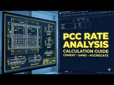 M2T2 - Part 2 | PCC Rate Analysis Part 2: Material & Labor Cost Calculation
