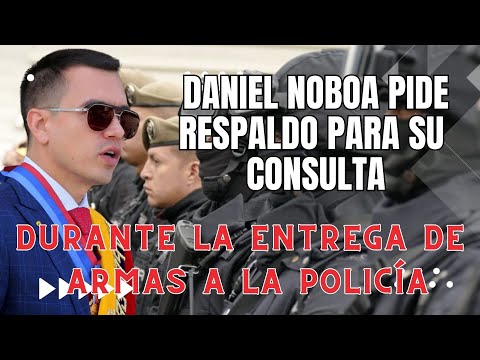 Daniel Noboa pide respaldo para su consulta  - No le creen
