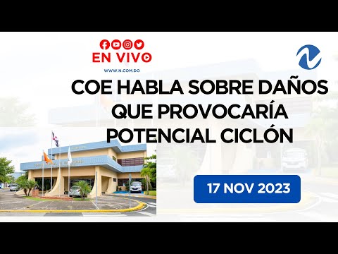 EN VIVO: COE da seguimiento a potencial ciclón tropical