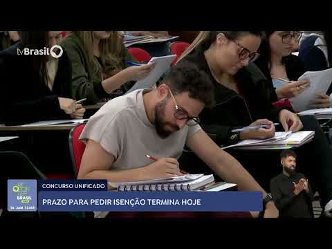 Termina hoje (26) prazo para pedir isenção da inscrição do Concurso Nacional Unificado