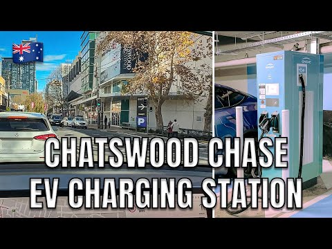 2023 Tesla Model Y EV DC Fast Charging Station at Chatswood Chase