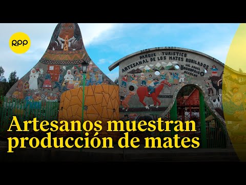 Huancayo: Artesanos muestran su producción en parque de los mates burilados #nuestratierra