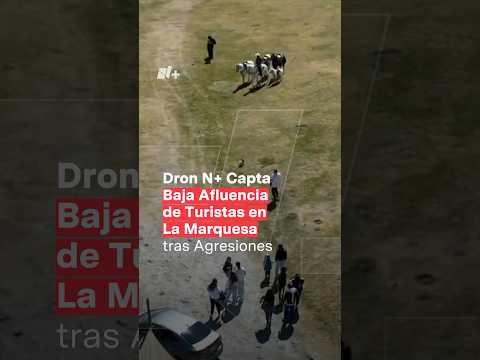 Dron N+ capta baja afluencia de turistas en La Marquesa - N+ #estadodemexico #toluca #nmas