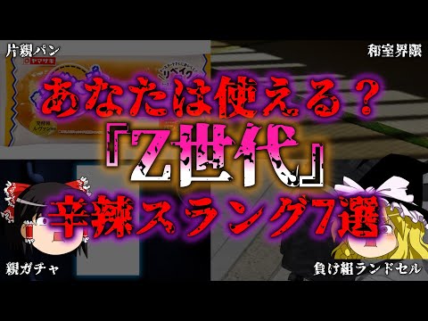 【ゆっくり解説】辛辣すぎ！『Z世代』の秀逸なスラング『闇学』