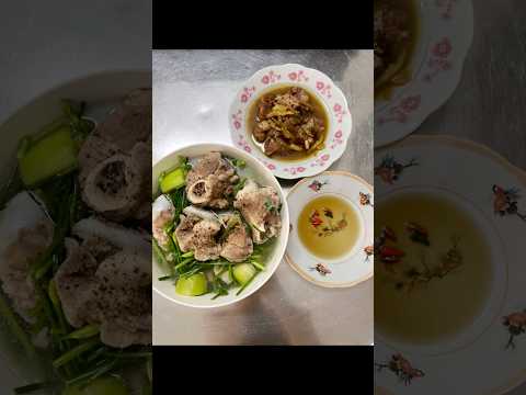 Cơm nhà 2 món vịt xào gừng và canh bí đao món thứ 46 #shorts #cooking #food #viral #shortvideo