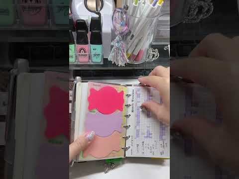 新しいシステム手帳のパラパラ動画 #journaling #手帳 #システム手帳