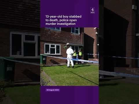 13-year-old boy stabbed to death, police open murder investigation