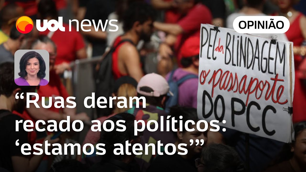 PEC da Blindagem é tapa na cara do povo que respondeu nas ruas Estamos atentos | Raquel Landim
