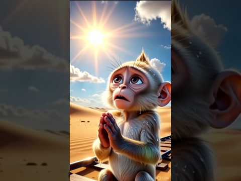 “When a Monkey Fought the Sun! 😱🌞 Unbelievable Moral Story” #MonkeyVsSun