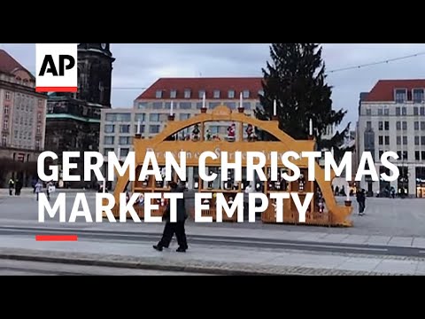 German Christmas market venues empty amid virus