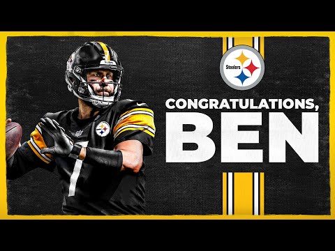Congratulations, Ben! I Pittsburgh Steelers video clip