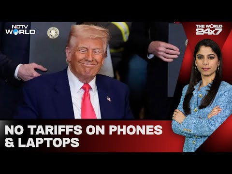 Trump 'Pauses' Again? No Tariffs On Phones, Laptops, Including From China | NDTV World 24x7 Live
