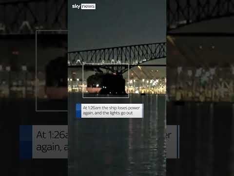 How did the cargo ship crash into the Francis Scott Key Bridge in Baltimore?
