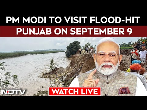 Punjab Flood Relief LIVE | PM Modi To Visit Flood-Hit Punjab On Sept 9, Will Meet Affected Families