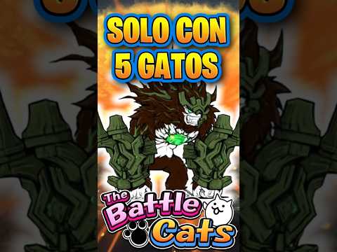 猫の動画サムネイル - DERROTE A ZERO LUZA SOLO CON 5 GATOS | THE BATTLE CATS #thebattlecats #battlecats