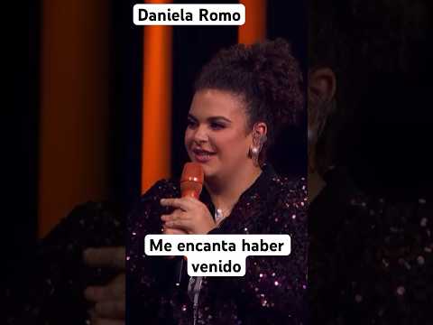 Daniela Romo,??me encantó haber participado y verlos porque conozco a todos desde que eran pequeños