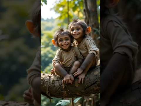 Emotional Monkey Story 🐒💔 | Heart Touching AI Shorts |#MonkeyStory #AiShorts