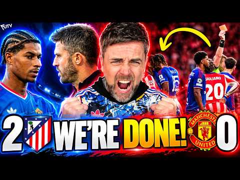 Carrick Needs to <strong>ACT</strong> or He's GONE! DROP THE OLD GAURD NOW! Atleti <strong>2</strong>-0 United
