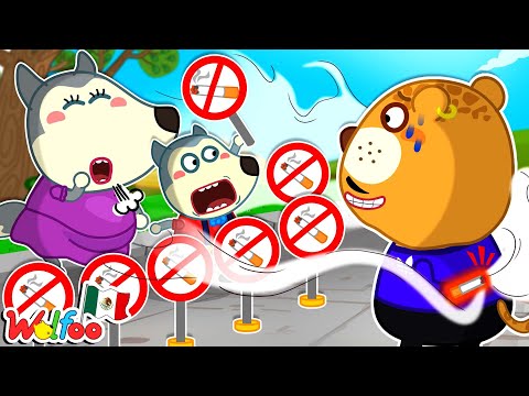 EN VIVO: ¡NO FUMAR! ¡Por favor!  Dibujos Animados Educativos
