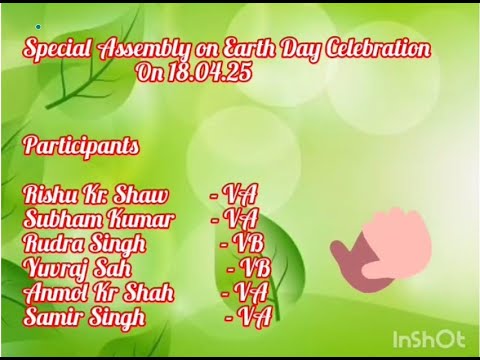 #EarthDay2025 | Special Assembly by Gyan Bharati Prathamik Vidyalaya | Save Earth, Secure the Future