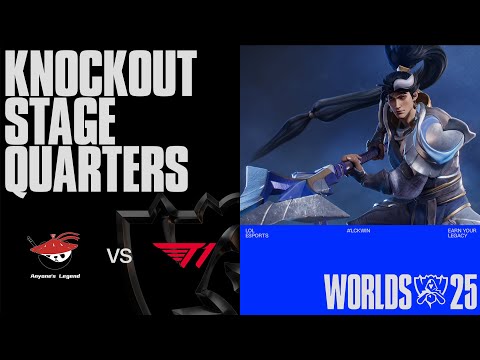 AL vs T1 | 녹아웃 스테이지 Day4 8강 | 2025 월드 챔피언십