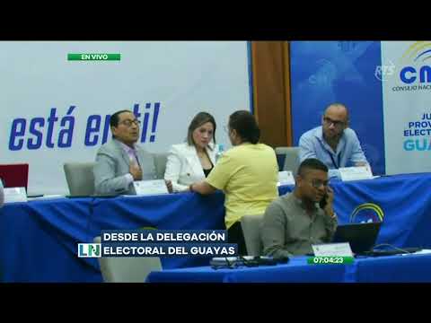 Así avanza el escrutinio de votos en El Guayas