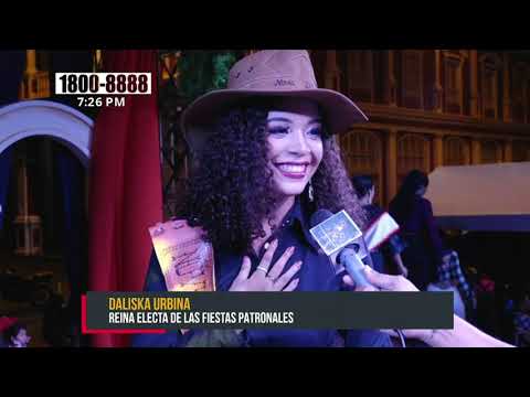 Granada realiza elección de la reina de las fiestas patronales 2021 - Nicaragua
