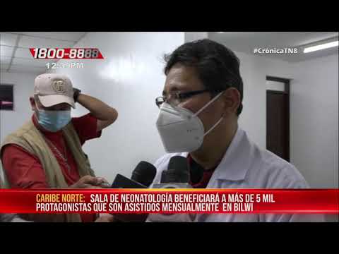 Rehabilitan sala de Neonatología del hospital Nuevo Amanecer de Bilwi - Nicaragua
