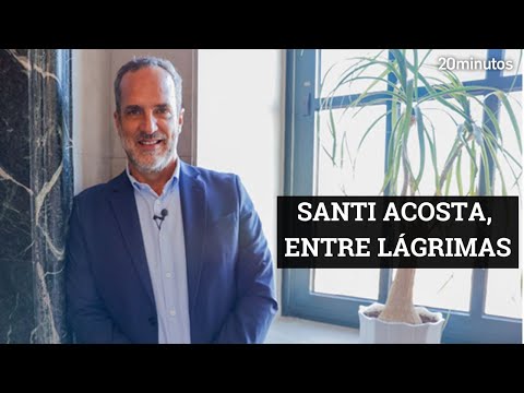 Las lágrimas de Santi Acosta tras la entrevista a Julián Muñoz