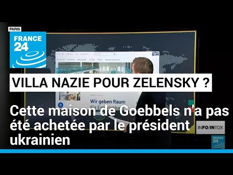 Une ancienne villa nazie pour Volodymyr Zelensky ? • FRANCE 24
