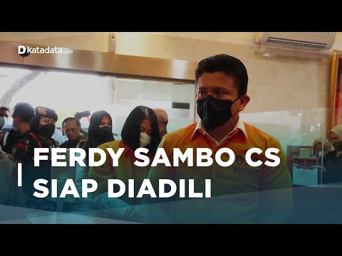 Ferdy Sambo Cs Diserahkan Ke Kejagung Siap Diadili | Katadata Indonesia