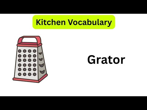 50+Kitchen items  in English 🍳| Kitchen vocabulary 