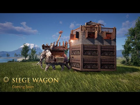 Myth of Empires ‘mobile home’ - Siege Wagon is coming