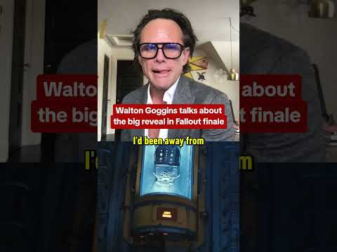 "I get choked up thinking about it" Walton Goggins on the Fallout S2 finale!