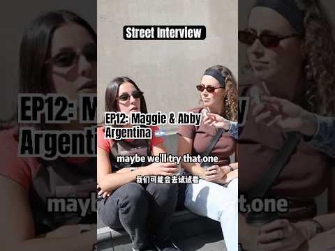 🇦🇷 Street Interview with Two Argentinian Girls Visiting Melbourne! 🇦🇺 #culturalexchange