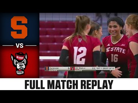 Syracuse vs. NC State Full Match Replay | 2023 ACC Volleyball