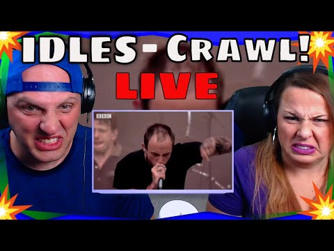 First Time Seeing IDLES - Crawl! LIVE (Glastonbury 2022) THE WOLF HUNTERZ REACTIONS