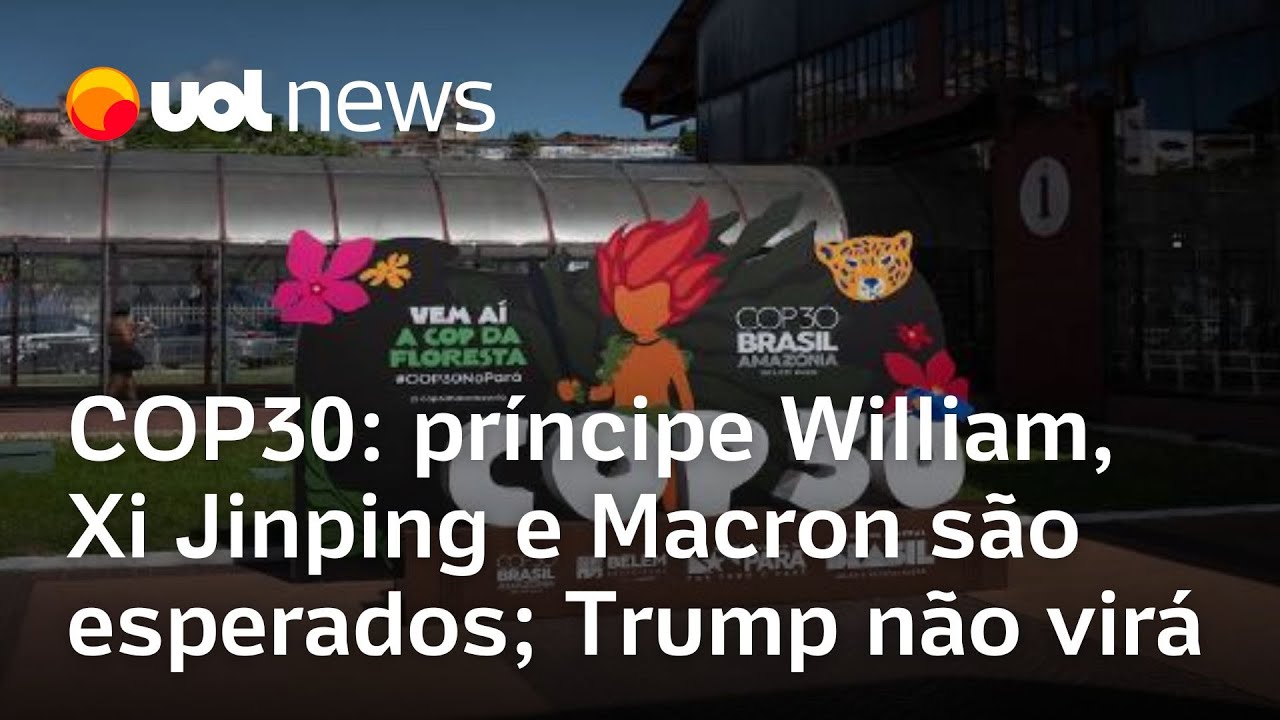 COP30 Líderes começam a chegar a Belém Xi Jinping Macron e príncipe William são esperados TV Online COP30 Líderes começam a chegar a Belém Xi Jinping Macron e príncipe William são esperados