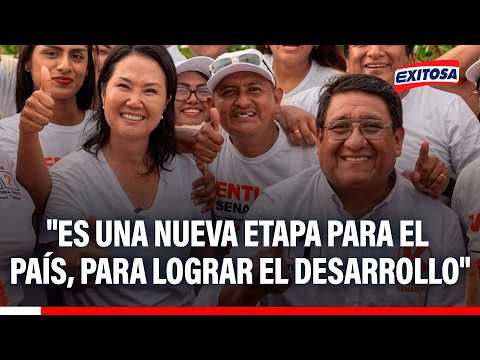 🔴🔵 Héctor Ventura indica que con Keiko Fujimori se generará motivación para el desarrollo del país