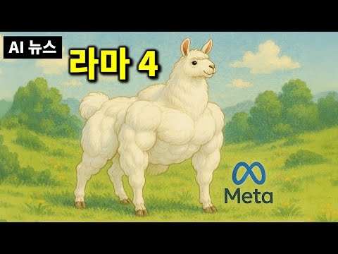 AI뉴스 - 라마 4 출시, 오픈AI 오픈소스 및 GPT-5 계획, 미드저니 V7, Runway Gen 4, 애플 AI 한국 출시 등
