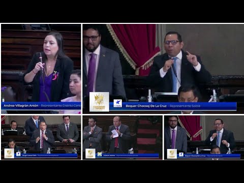 FUERTE DISCUSION DE DIPUTADOS EN EL CONGRESO DE GUATEMALA TRAS NO APOYAR LEY PARA LAS MUJERES