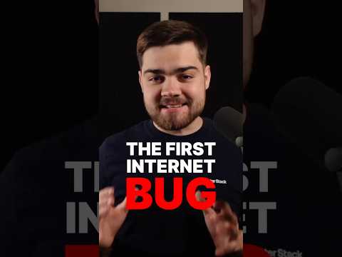 The FIRST internet bug...