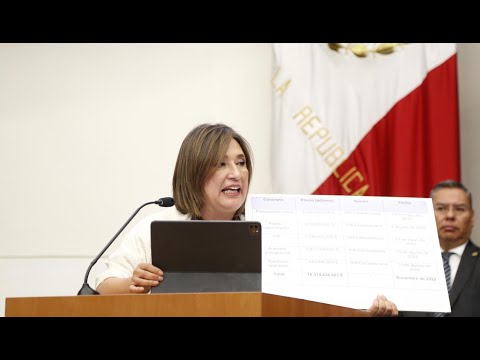 2. Senadora Xóchitl Gálvez Ruiz, durante la comparecencia de la secretaria de Energía, Rocío Nahle