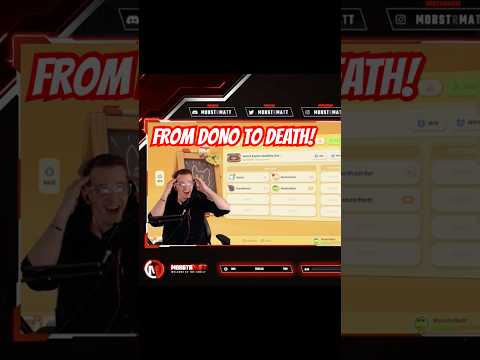 From DONO to DEATH 😵🤣 #twitch #twitchclips #shorts